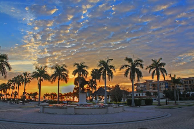 Downtown Fort Pierce Sunset