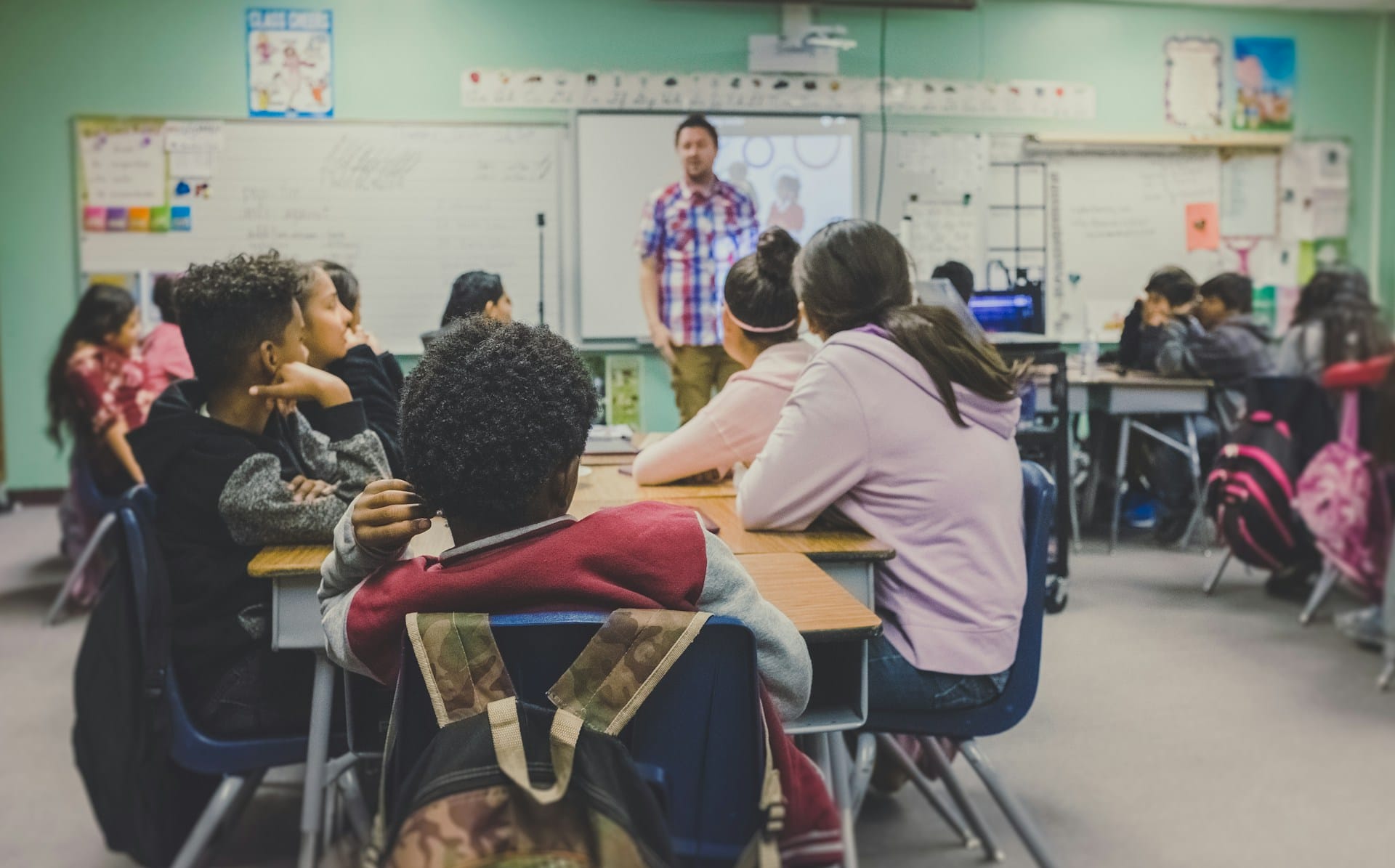teacher working